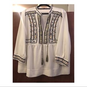 Gibson Latimer White Blouse